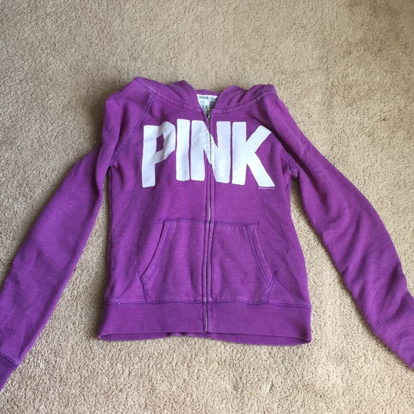 PINK Victoria's Secret Jackets & Blazers - Purple PINK hoodie